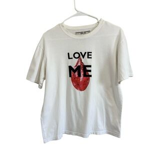 Katherine Hamnett London White Love Me Graphic Tee